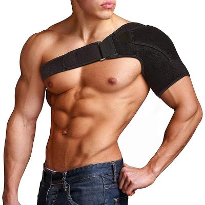 China Custom Sports Safety Adjustable Neoprene Shoulder Support Corrector Breathable.posture Rotator Cuff Men Women Basketball Fitness Shoulder Ripped Protector for sale