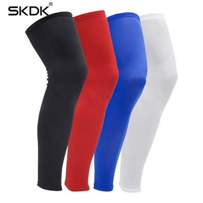 China Lycra Custom Cloth Basketball Cycling Sleeve Long Compression Leg Running Anti-Slip Knee for sale