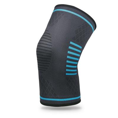 China Logo Comfort Knee Brace Support Breathable Custom Knitting Sleeve Anti Slip Comfortable Elasticity Compression for sale