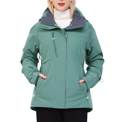 China Breathable Waterproof Windproof And Quick Dry Ski Jacket Hooded Mountain Snowboarding Winter Sports for sale