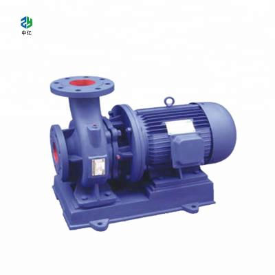 China Horizontal Efficiency ISW Single Stage Centrifugal Pump High Inline End Suction for sale