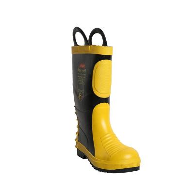 China Fashion Trend High Quality China Rubber Boots Fire Protection Shoes Firefighter Waterproof Rubber Boot for sale