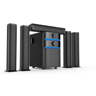 China LED Flashing light TK-2027-5.1 home theater speaker sound system home theater bt speaker for sale