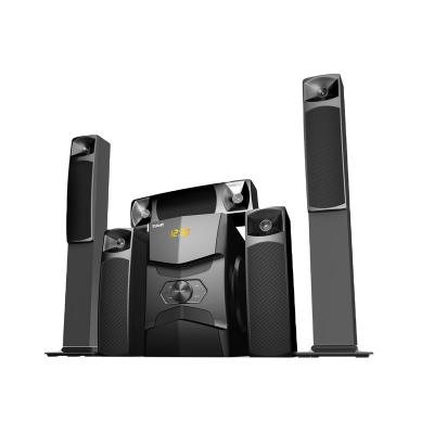 China LED Flashing Light Home Theater TK-851-5.1 Sound System Multimedia Speaker with LED/BT/SD/USB/Bezel-Sound for sale