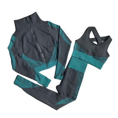 China Breathable China Factory Directly Supply Fitness Yoga Set 2021 Autumn Yoga Set for sale