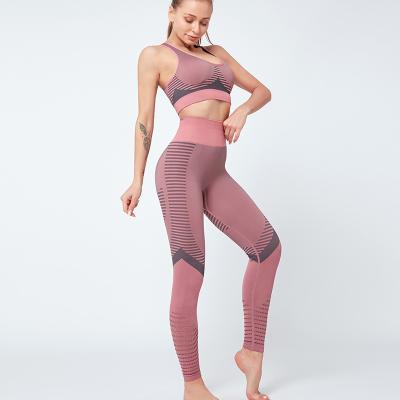 China Brand New Chinese Good Quality Premium Women's Yoga Breathable 2 Piece Sets for sale