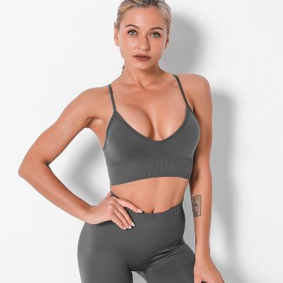 China China Breathable Factory Directly Provide Crop For Women Womens Seamless Yoga Tops for sale