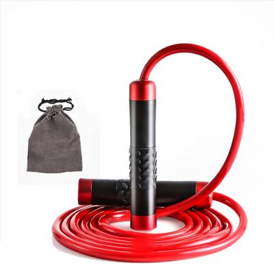 China Custom Exercise Heavy Silicone Jump Rope Challenge Rope Non-slip Aluminum Alloy Measure PVC Thick Jump Rope 9mm For Workout for sale