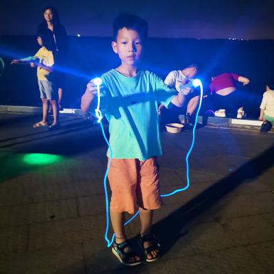 China 2021 high quality luminous jump rope led light 2021 led light jump rope for kids glow jump rope for sale