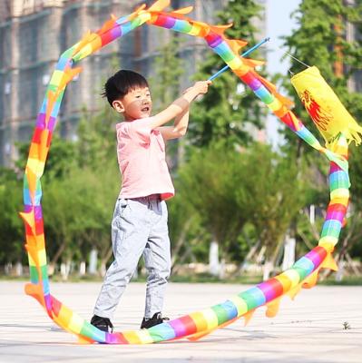 China Hot Sale Fittness Square Dance Stage Prop Ornament Costume Simple Adult Fitness Dragon Gymnastics Ribbon for sale