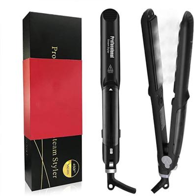 China Fashion Tourmaline Portable Flat Iron Wide Ceramic Coatted Flat Hair Straightener With Manufacturer Price for sale