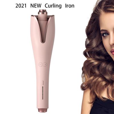 China 2022 Anti-Perm Ceramic Curly Hair Curler For Styling Negative Ion Curling Iron Wave Magic Rotating Women Automatic Hair Rollers for sale