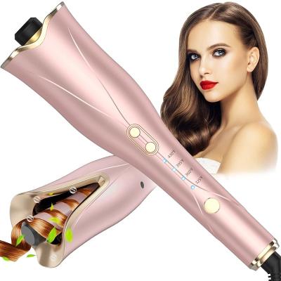 China 2022 Security Wholesale Automatic Hair Curlers Wand With Dual Voltage For Styling for sale