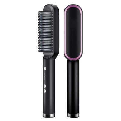 China dry & Wholesale Professional Electric Hot Wet Comb Hair Straightener Brush Smooth Iron Heating Comb Straightening Brush Hair Styling Tools for sale