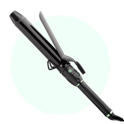 China 2022 Old Safety Curling Iron Professional Extra Long Barrel 2-Heater Ceramic Hair Curler for Dual Tension Large Curls. for sale