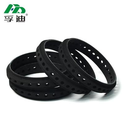 China Durability Slow Down Belt 26/35 Black Holes For KOMORI Printing Machine. ZPO-8300-101 214*14 mm LS40 for sale