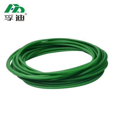 China Self-adhesive PU Round Belt Round Belt Green Heating Belt for sale