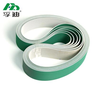 China Machinery Manufacturing HTD 5M 8M 14M Arc Tooth White Steel PU Strap With NFB for sale