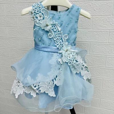 China Wholesale Washable In The Running Lush Skirt Princess Dress With Flowers Dance Costume Birthday Gift Bridesmaid Dress for sale