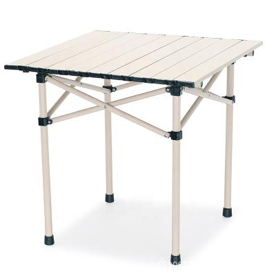 China Factory direct sales aluminum alloy folding table easy carry outdoor camping portable picnic table for sale