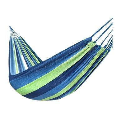 China New Travel Super Comfortable Portable Wooden Canvas Cotton Canvas Swing Stand Outdoor Camping Hammock for sale