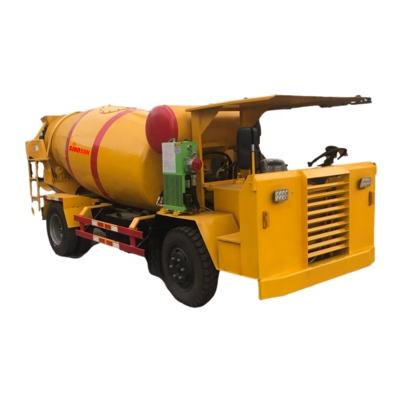 China Construction worksÂ   small mini mining truck underground concrete mixer for sale