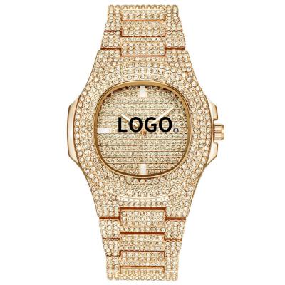 China Hip Hop punk Hip Hop gold plated iced out aa micro Diamond Wholesale Luxury Customized designer watches famous brands for sale