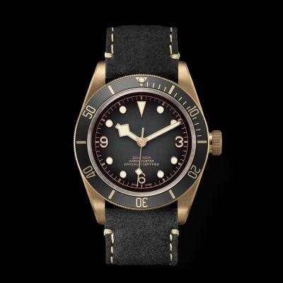 China Luxury classic mechanical automatic diver cusn8 automatic diving luminous bronze men cusn8 custom moq low date automatic 20atm nh35 for sale for sale