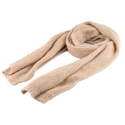 China Custom Long Long Plain Knitted Elegant Winter Scarf For Ladies for sale