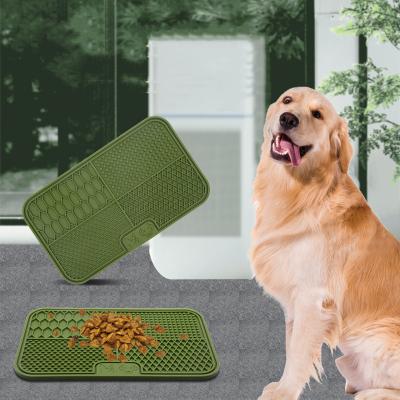 China 2022 New Dogs/Cats Food Grade Pet Silicon Lick Mat, Pet Driver Slow Pads For Pet for sale