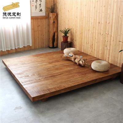 China Minimalism style tatami bed furniture bed home high quality solid wood customization for sale