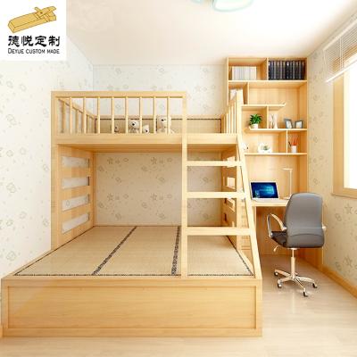 China High-grade solid wood home furniture tatami bed furniture home minimalist decoration customization for sale