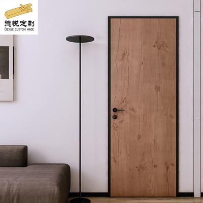 China Customizable decoration frame aluminum door frame door factory sale solid wood manual interior hot style for sale