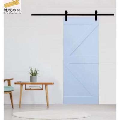 China sliding modern wood barn door designs solid track sliding door china supplier door price for sale