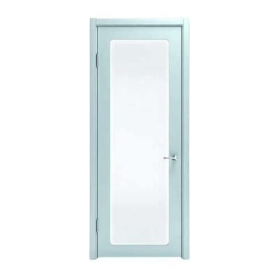 China Stylepaint Fresh Solid Wood Interior Doors Room High Quality Simple Modern Internal Door Design for sale