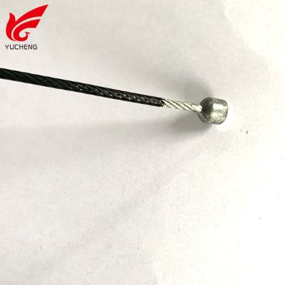 China Galvanized Steel Inner Cable 1.5/2.0/2.3mm Automotive Truck Motorcycle Wire Rope 1*19/7*19/7*7 Galvanized With 6*7 8*11nipple And Mount for sale