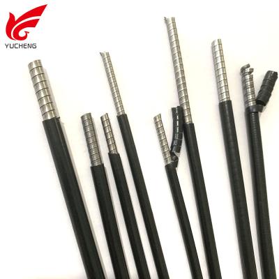 China MOTO MATERIAL Double Wire Cable Double Wire Steel Tube / Single Flat Spring Casing DS Not Or With Extruded Plastic Coating 1P 2P Outer Casing for sale