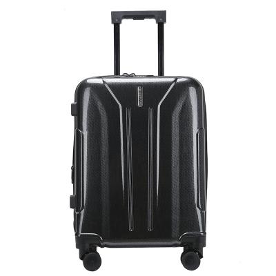 China 2020 New Design TSA Travel Hard Shell Luggage Original Lock Bottom Luggage With 24inch Expandable Suitcase for sale