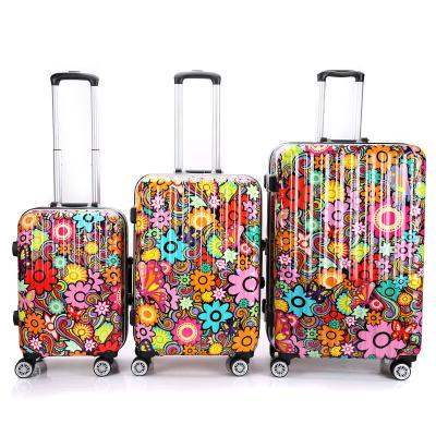 China Fashionable Custom Made 360 ​​Degree ABS Suitcase Luggage Trolley Travel Bag Sets Trolley Luggage 28 Inches for sale