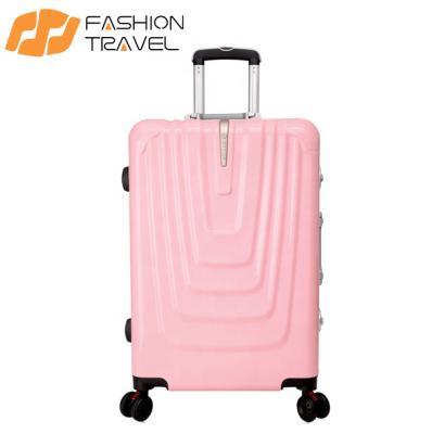 China Fashionable Aluminum Frame With TSA Lock Anti-scratch Luggage 100% Pure PC Luggage for sale