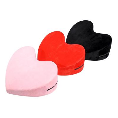 China Bondage Restraints Love Heart Pillow Sexy Wedge Body Position Sex Furniture Cushion Magic Pillows Enhance Fun Lover Couples Sex Pillow for sale