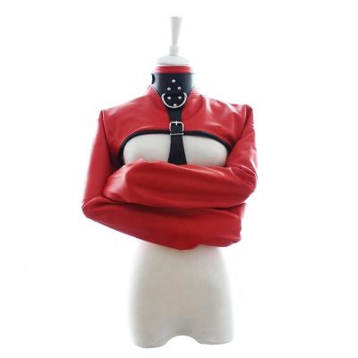 China Hot Selling Sexy Bondage Restraints Over The Shoulder Arm Binder Slave Fetish One Armbinder Bondage Restraints Adult Bondage Kit for sale