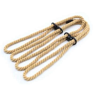 China Sexy Adjustable Soft Bondage Restraints Cotton Rope Bdsm Bondage Handcuffs Ankle Slaps Flirting Adults Exotic Accessories Slave Sex Toys for sale