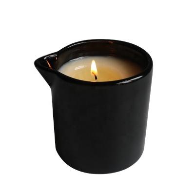 China From 38-42 Degree Low MOQ Hot Selling Scented Low Temperature Massage Candle With Nozzle For High Quality for sale