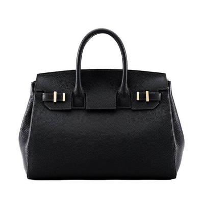 China PU Leather Bag Handbag 2022 Black Customize Women Tote Handbags Luxury Design Amazon Hot Sale For Lady for sale