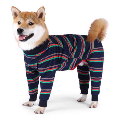 China Viable Medium And Large Common Dog Clothes Fat Dog Clothes Protection Quadruped Pajamas for sale