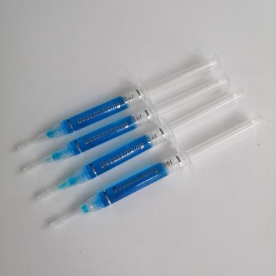 China Big Promotion 3ml Remineralization Syringe Personal Professional Gel Blue Teeth Whitening Desensitizing Gel for sale