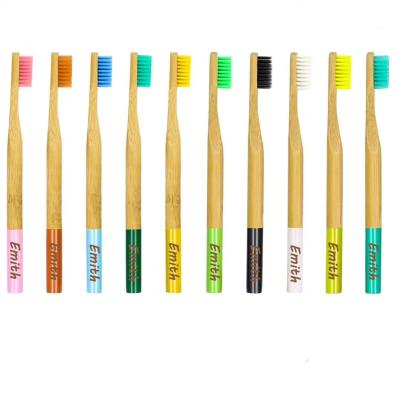 China Other Wholesale Biodegradable Eco Friendly Kids Bamboo Toothbrush For Kids for sale