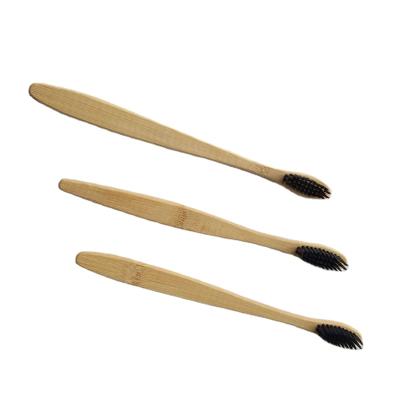 China 2019 Hot Sale Bamboo Charcoal Toothbrus In USA OEM Biodegradable Bamboo Charcoal Toothbrush Custom Logo Bamboo Toothbrush for sale