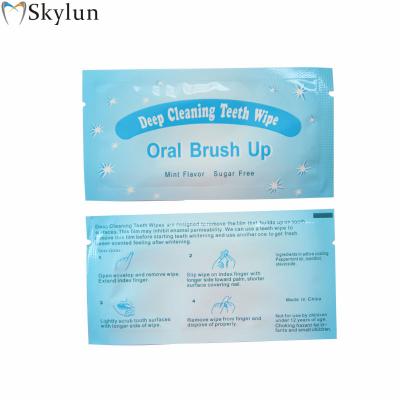 China Convenient Dental Teeth Whitening Oral Finger Brush Teeth Wipes For Other Teeth Whitening Accessories for sale